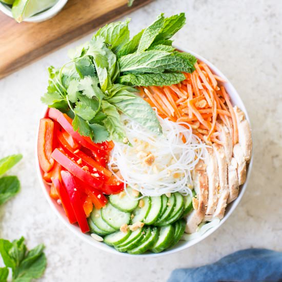 Ginger-Lime Cold Noodle Salad