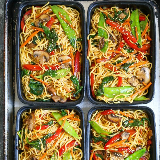 Lo Mein Meal Prep