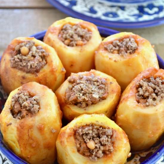 Middle Eastern Stuffed Potatoes