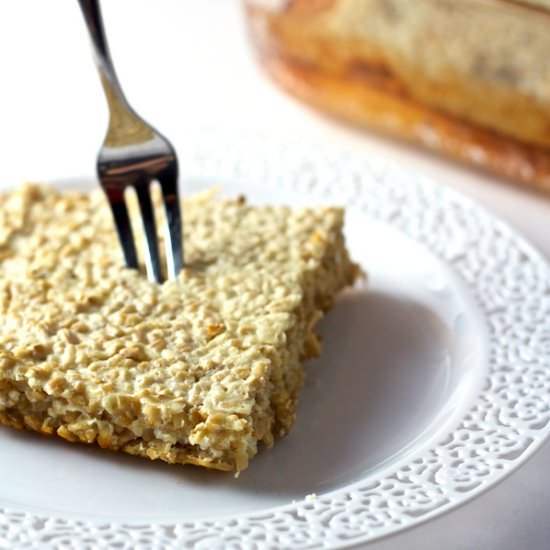 GF Mac and Cheese Baked Oatmeal