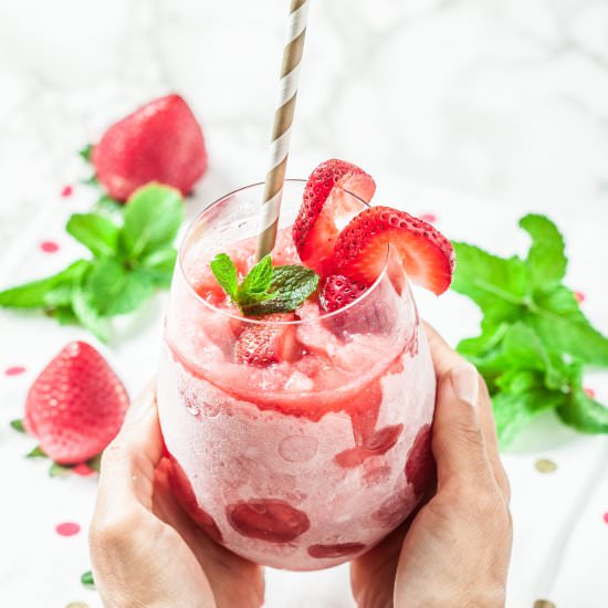 Strawberry Frosé Rosé Wine