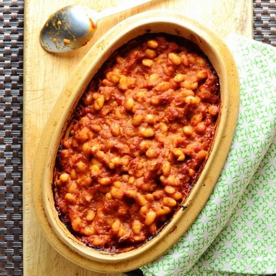 Easy Spicy Baked Beans