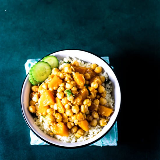 Butterut squash Chickpea Stew