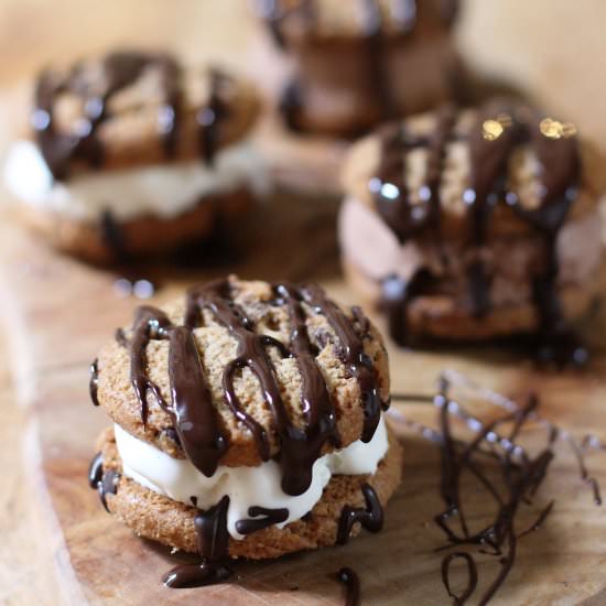 Ice Cream Cookie Sandwiches