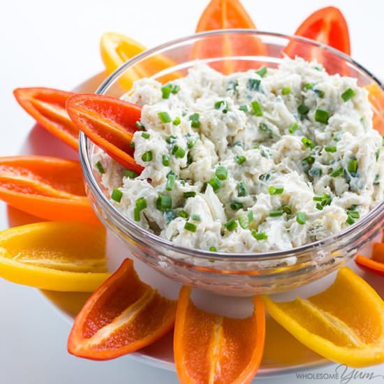 Cold Crab Dip W/ Cream Cheese (GF)