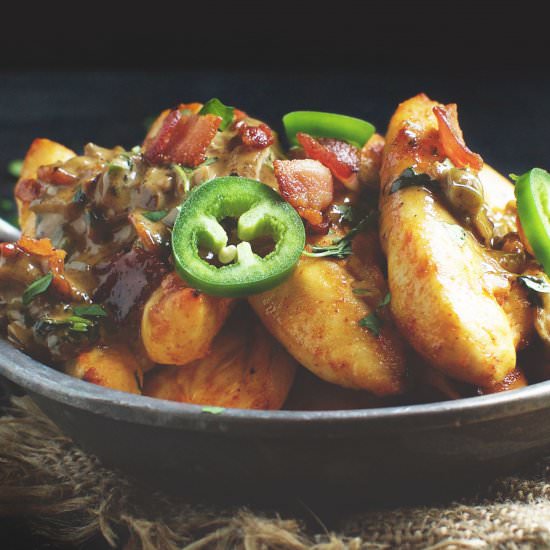 Chicken with Bacon Jalapeño Sauce