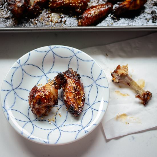 Honey Balsamic Chicken Wings