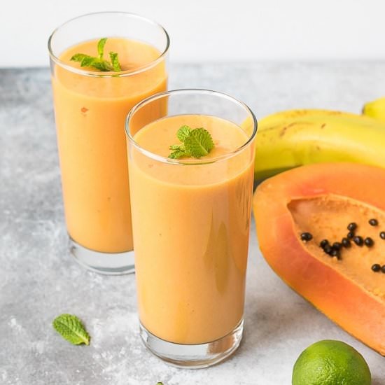 Turmeric Papaya Smoothie