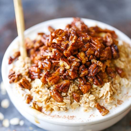Pecan Pie Overnight Oats