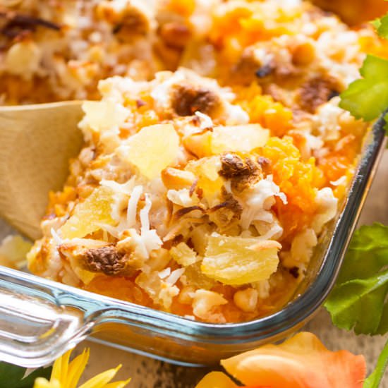 Tropical Sweet Potato Casserole