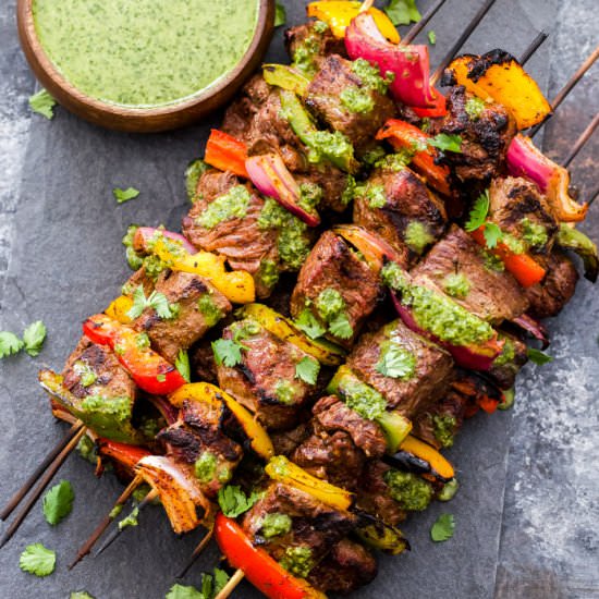 Steak Fajita Skewers