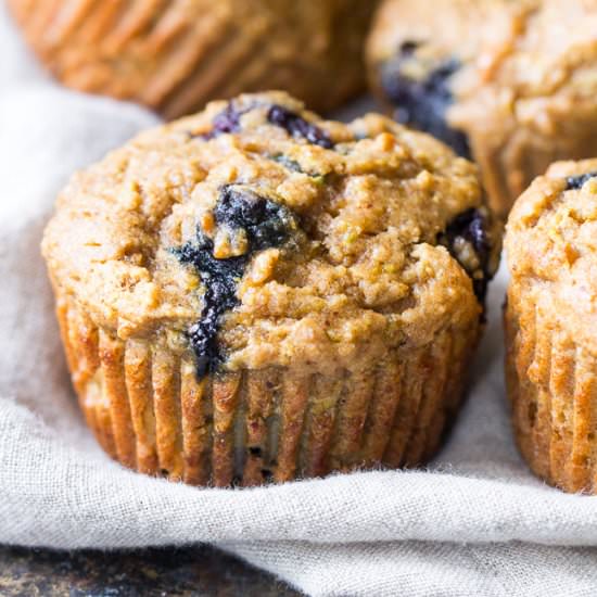 Blueberry Zucchini Muffins
