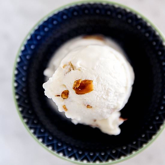 Toasted Almond Vegan Ice Cream