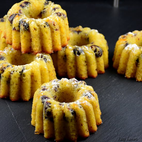 Grapefruit and Cranberries Bundt