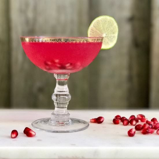 Pomegranate Lime Cosmopolitan