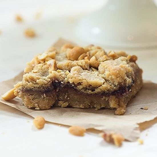 Peanut Butter A Jelly Cookie Bars