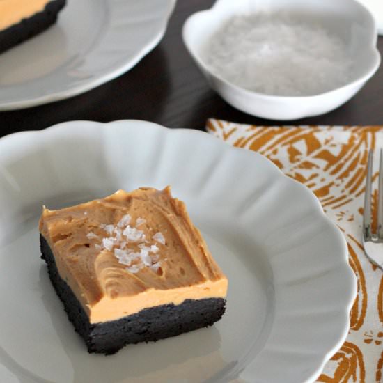 Brownies w/ Peanut Butter Frosting