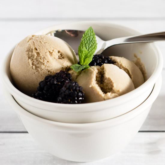 Peach Sweet Tea Ice Cream