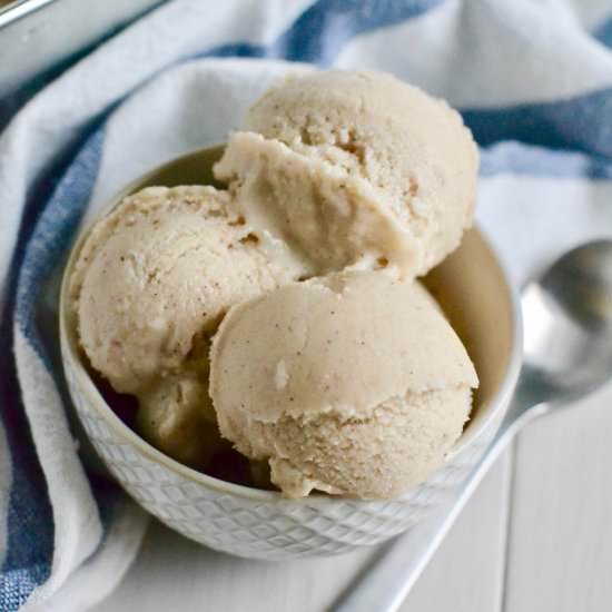No Churn Banana Cinnamon Ice Cream