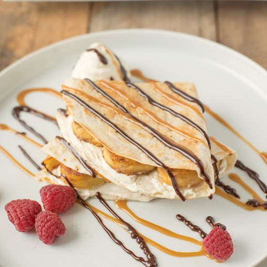 Caramelized Plantain Quesadillas