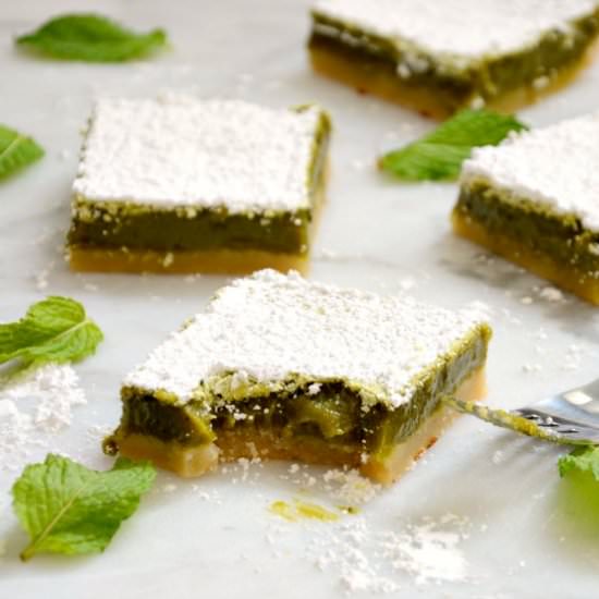 Matcha Lemon Bars