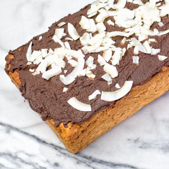 Dark Chocolate Coconut Bread
