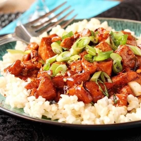 Easy BBQ Chicken with Rice