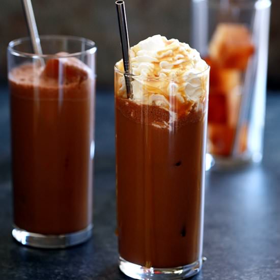 Iced Caramel Mocha Latte