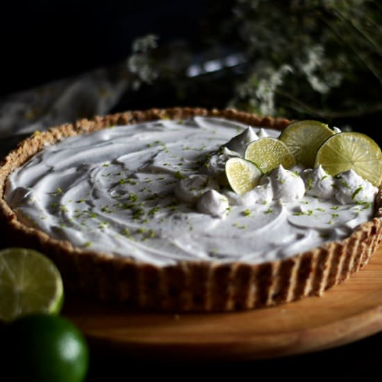 Mango, Lime & Coconut Tart