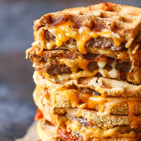 Patty Melt Grilled Cheese