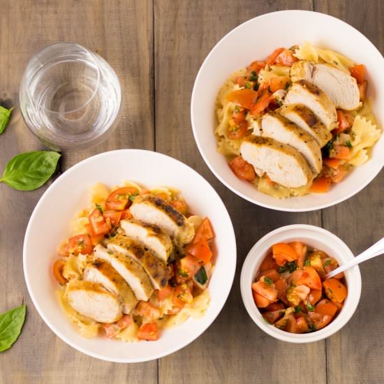 Chicken Bruschetta Pasta