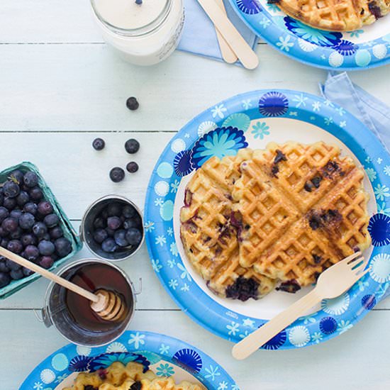 Blueberry Waffles