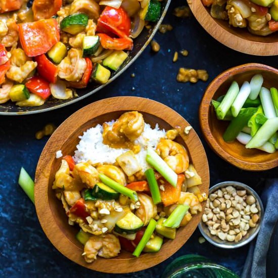 30-Minute Kung Pao Shrimp