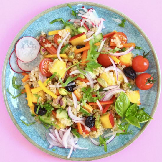 Nectarine Quinoa Tabbouleh