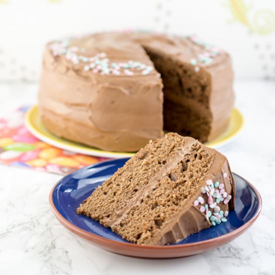 Milk Chocolate Birthday Cake