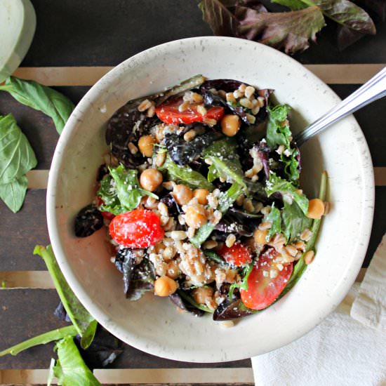 Farro & Mixed Greens Salad