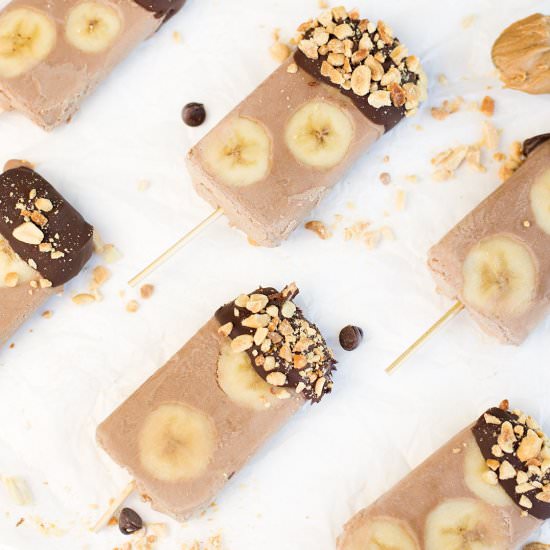 Chunky Monkey Popsicles