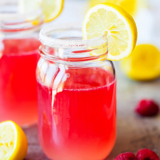 Raspberry Lemon Vodka Collins