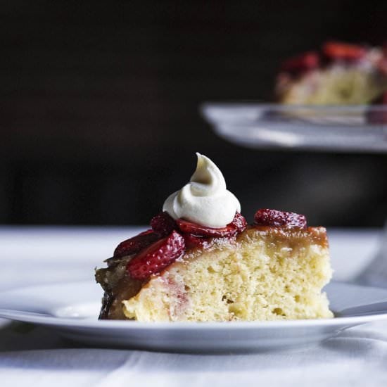 Rhubarb Upside Down Cake