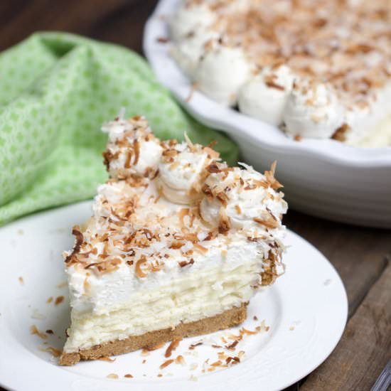 Toasted Coconut Cream Pie