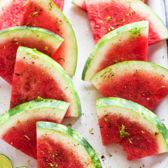 Chili Lime Salted Watermelon