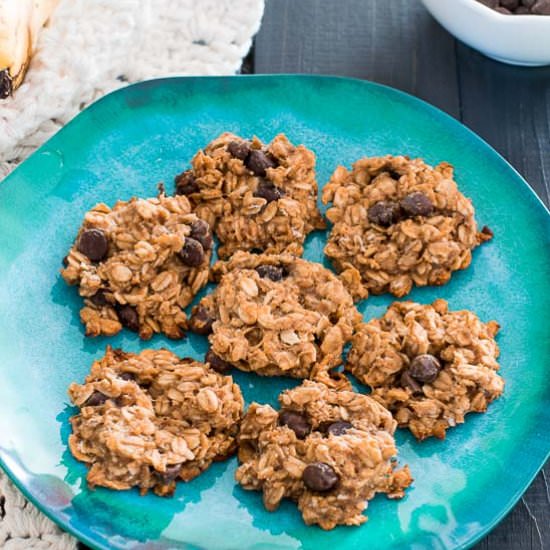 Healthier Chocolate Oatmeal Cookies