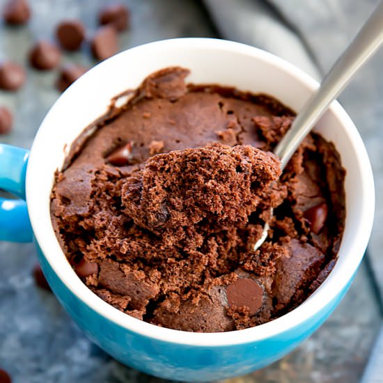 Chocolate Cake Mix Mug Cake
