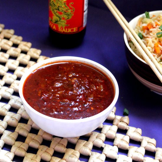 HOMEMADE SCHEZWAN SAUCE RECIPE