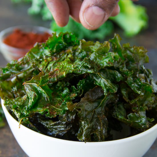Spicy Kale Chips