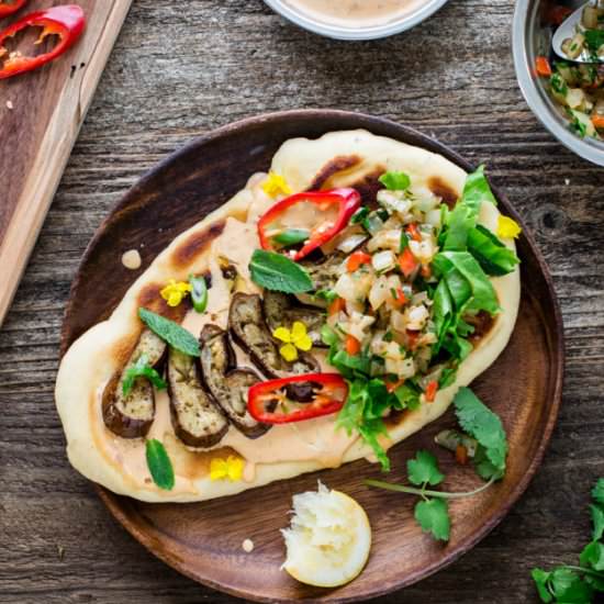 Baba Ganoush Naanwich