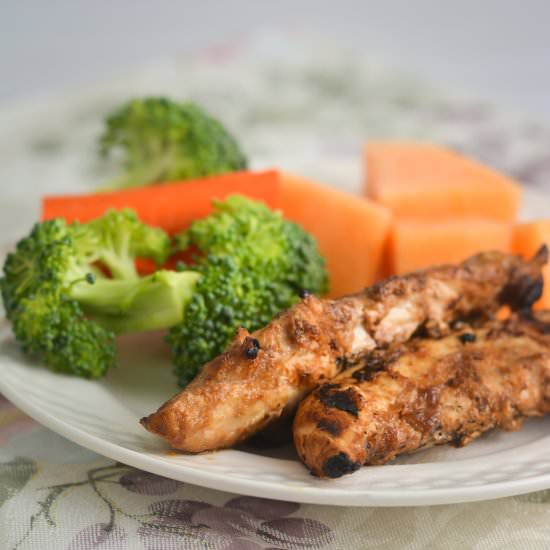 Pineapple Marinated Grilled Chicken