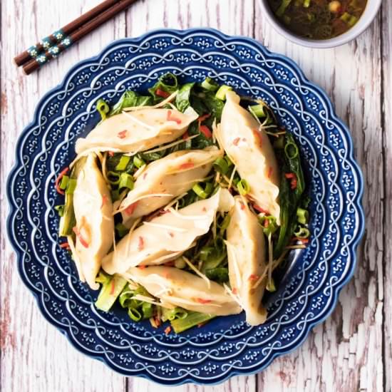 Beef and Leek Dumplings