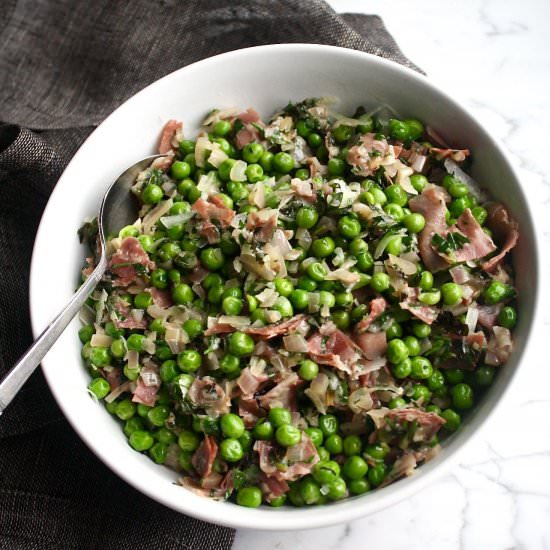 Peas, Prosciutto & Pinot Recipe