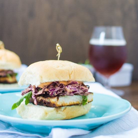 Blackened Swordfish Sandwiches